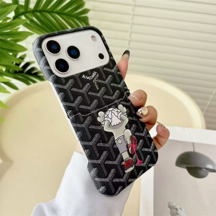 Goyard ゴヤールブランドiPhone air 16 17 pro 15 16pro max ケースメンズ芸能人愛用するブランドアイフォン17 16 pro15 16 pro maxケースカバーアップル AIR 17 16e 15 pro max 16 plusケース全機種対応パロディ