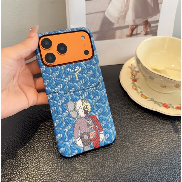 Goyard ゴヤールブランドアイフォン16 pro max Air 17 15plus 16プロマックスマホカバー男女兼用芸能人愛用するブランドアイフォン17 16 pro15 16 pro maxケースカバーアップル AIR 17 16e 15 pro max 16 plusケース全機種対応パロディ