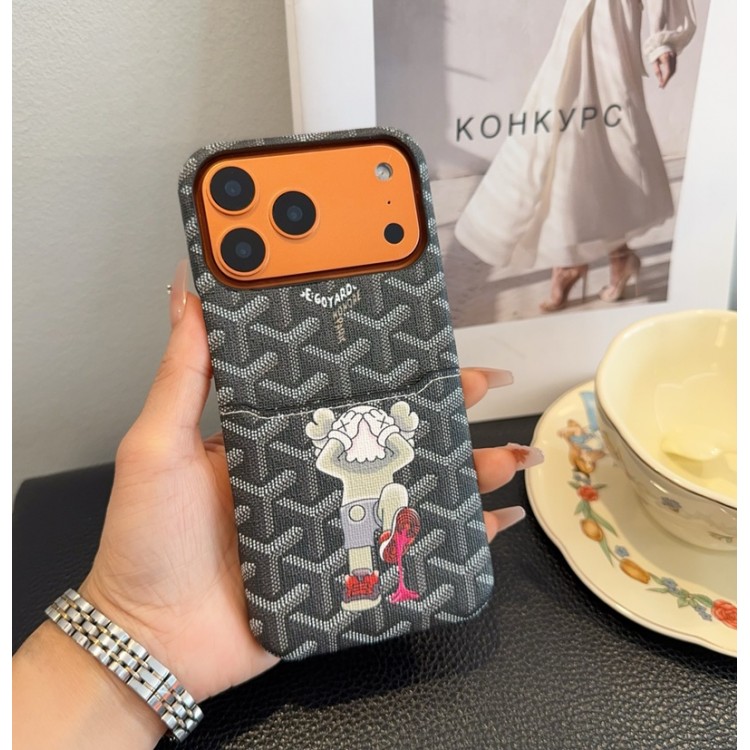 Goyard ゴヤールブランドアイフォン16 pro max Air 17 15plus 16プロマックスマホカバー男女兼用芸能人愛用するブランドアイフォン17 16 pro15 16 pro maxケースカバーアップル AIR 17 16e 15 pro max 16 plusケース全機種対応パロディ