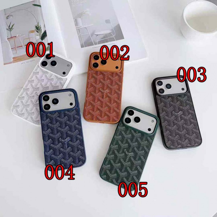 Goyard ゴヤールブランドアイフォン16 pro max Air 17 15plus 16プロマックスマホカバー男女兼用iPhone16 17 air 15pro max 16pro 13 12スマホカバー耐衝撃オシャレアップル AIR 17 16e 15 pro max 16 plusケース全機種対応パロディ
