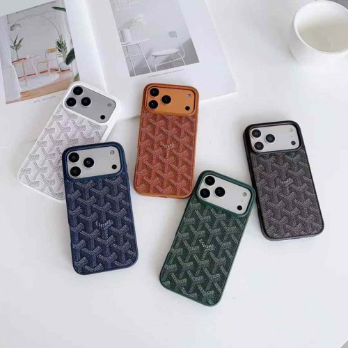 Goyard ゴヤールブランドアイフォン16 pro max Air 17 15plus 16プロマックスマホカバー男女兼用iPhone16 17 air 15pro max 16pro 13 12スマホカバー耐衝撃オシャレアップル AIR 17 16e 15 pro max 16 plusケース全機種対応パロディ