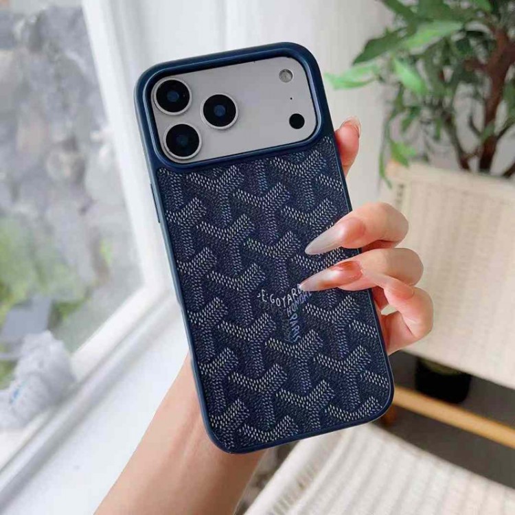 Goyard ゴヤールブランドアイフォン16 pro max Air 17 15plus 16プロマックスマホカバー男女兼用iPhone16 17 air 15pro max 16pro 13 12スマホカバー耐衝撃オシャレアップル AIR 17 16e 15 pro max 16 plusケース全機種対応パロディ