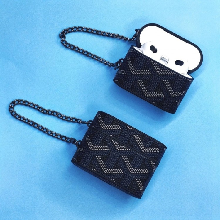 Goyard ゴヤールairpods 4 pro3 pro2 3カバー 軽量 紛失防止AirPods 3 4ブランドケース 携帯便利 ファッションブランドairpods 4 3/プロ2/ プロ3カバーパロディブランド若者オシャレエアーポッズ4 3 pro2/proケース耐衝撃