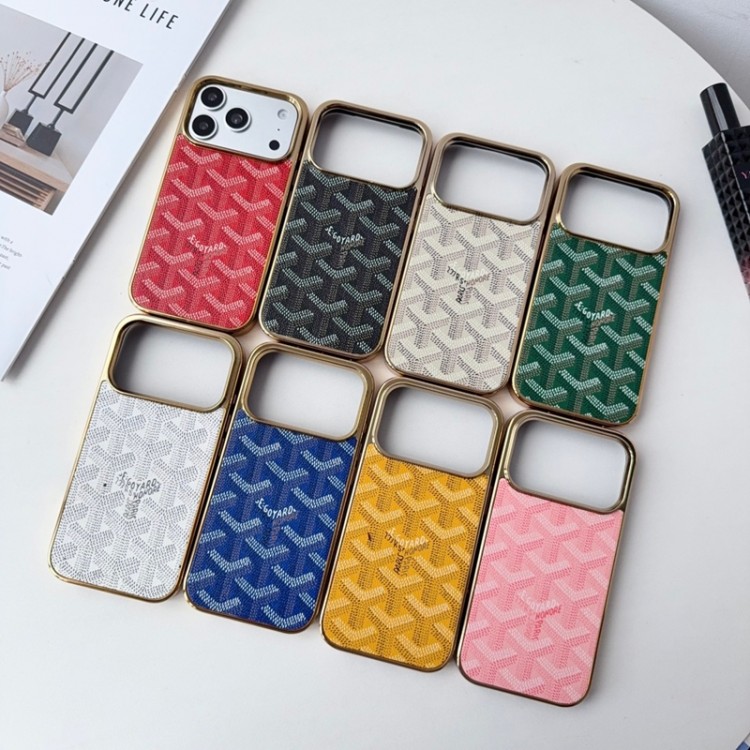 Goyard ゴヤールアイフォン16 pro max 17 AIR 15 14 16 plus 17eハイブランドケースブランドアイフォン16 pro max Air 17 15plus 16プロマックスマホカバー男女兼用アップル AIR 17 16e 15 pro max 16 plusケース全機種対応パロディ