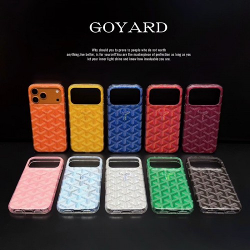 Goyard ゴヤールブランドiPhone 18pro air 16 17 pro 15 16pro max ケースメンズアイフォン16 18 pro max 17 AIR 15 14 16 plus 18ハイブランドケースiPhone 18 16 17 17e 15pro max 16pro スマホカバー耐衝撃オシャレ