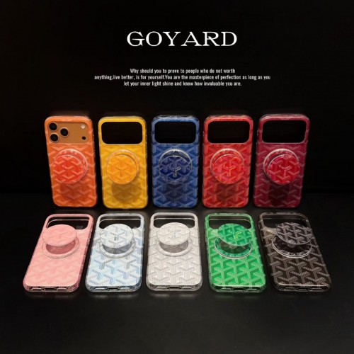 Goyard ゴヤールアイフォン16 18 pro max 17 AIR 15 14 16 plus 18ハイブランドケースiPhone 16 15 plus 18 17pro max AirブランドスマホケースiPhone 18 16 17 17e 15pro max 16pro スマホカバー耐衝撃オシャレ