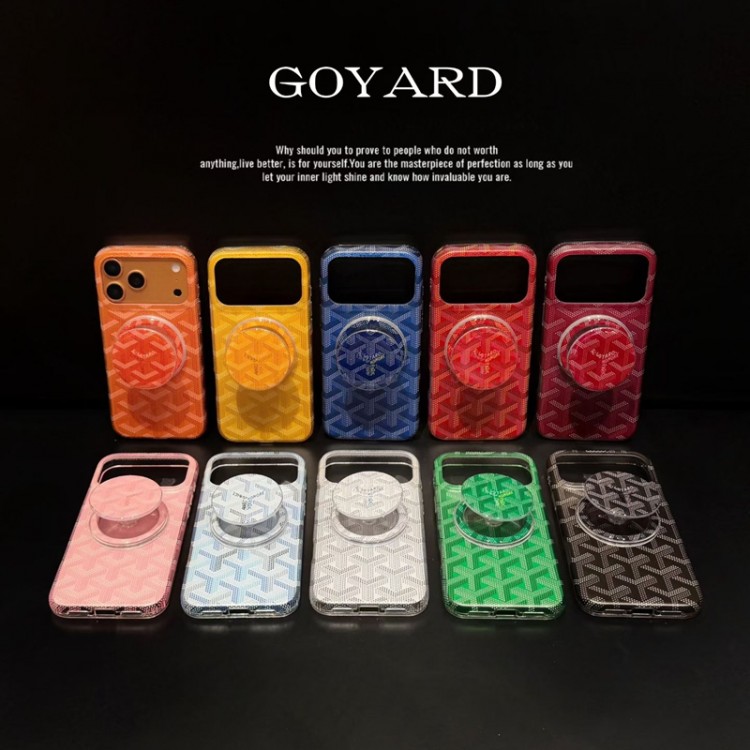 Goyard ゴヤールアイフォン16 18 pro max 17 AIR 15 14 16 plus 18ハイブランドケースiPhone 16 15 plus 18 17pro max AirブランドスマホケースiPhone 18 16 17 17e 15pro max 16pro スマホカバー耐衝撃オシャレ