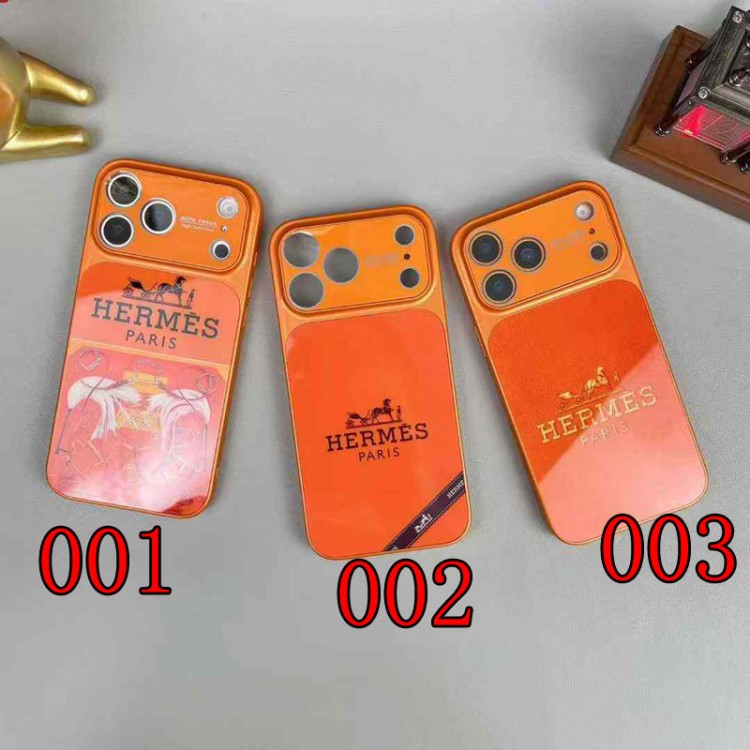 Hermes エルメスブランドアップル16+ 16 pro max 16e 14 15 17 pro airケース激安パロディiPhone 16 15 plus 16 17pro max Airブランドスマホケースアップル AIR 17 16e 15 pro max 16 plusケース全機種対応パロディ