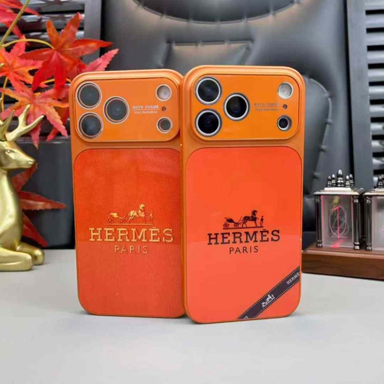 Hermes エルメスブランドアップル16+ 16 pro max 16e 14 15 17 pro airケース激安パロディiPhone 16 15 plus 16 17pro max Airブランドスマホケースアップル AIR 17 16e 15 pro max 16 plusケース全機種対応パロディ
