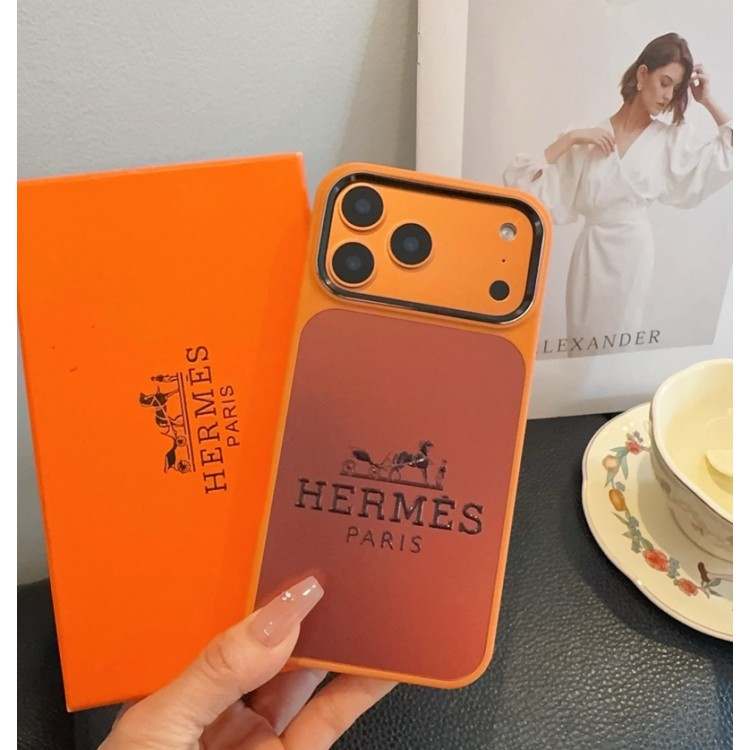 Hermes エルメスブランドiPhone air 16 17 pro 15 16pro max ケースメンズiPhone 16 15 plus 16 17pro max AirブランドスマホケースiPhone16 17 17e 15pro max 16pro 13 12スマホカバー耐衝撃オシャレ