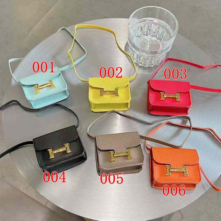 Hermes エルメスairpods ultra 4 pro3 pro2 3カバー 軽量 紛失防止かわいいエアーポッズ ultra/プロ3/4/3/2/1カバー 個性バッグ型のairpods ultra 4 pro2 pro3ケース ブランド 人気ブランドairpods 4 3/プロ2/ プロ3カバーパロディ