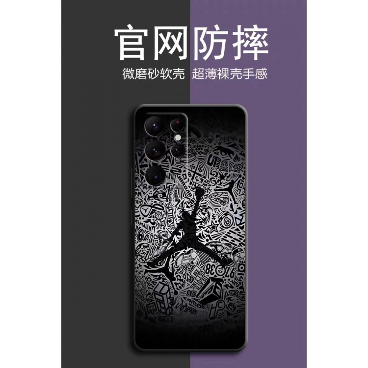 Jordan ジョーダンギャラクシーs23 s24 ultraスマホケースレディースブランドGalaxy s23 plus s24カバーケース 薄型 ファッションブランドGalaxy s23 s24カバーアイフォン14 15ケースカバー 全面保護 かわいいブランドパロディSamsung s23/s22+/s24ultraケース 人気 キズ防止