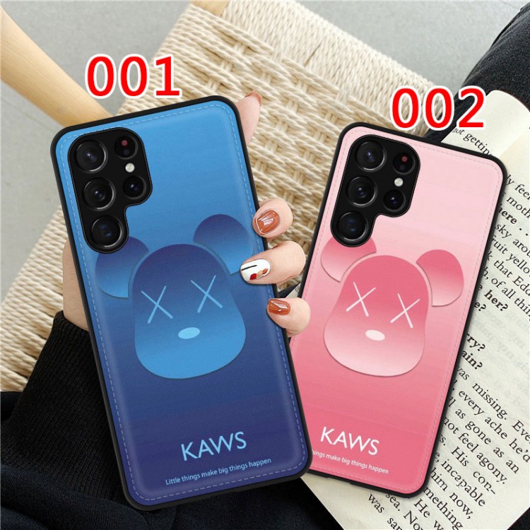 KAWS ギャラクシーS22/s22/s22ultra革カバー 簡約スタイル ハイブランドGalaxy S21/S21+/S21ultraケースカウズ 落下保護 スリム 放熱性よい galaxy s20u/note20ultra/s20+スマホケース 手入れ安い 男女兼用