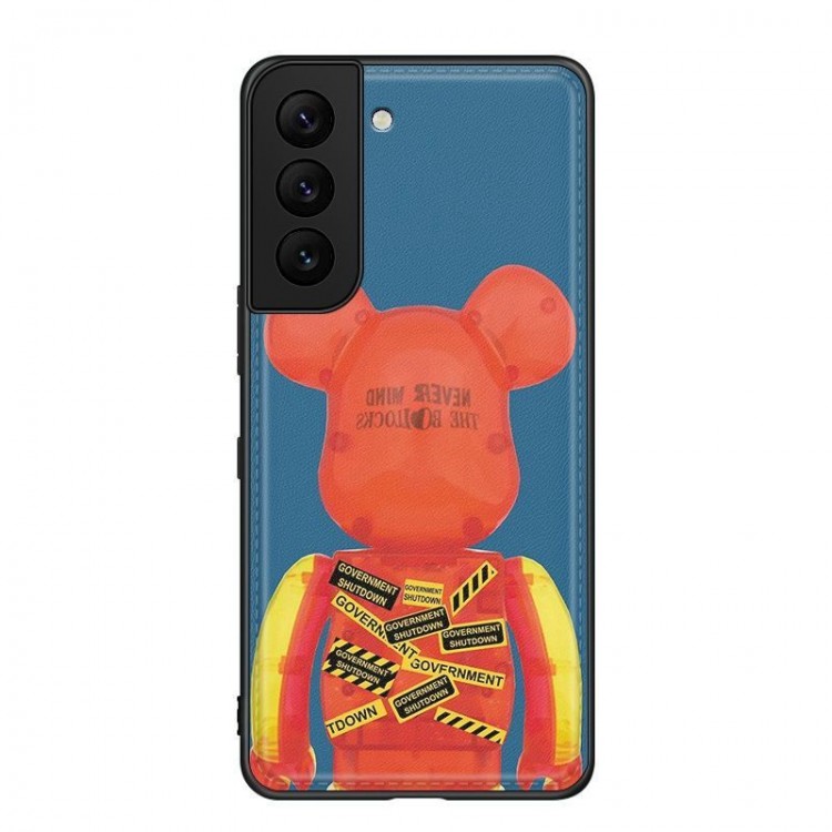 ブランド BE@RBRICK アイフォン13pro max/13pro/13ケース 個性人形の柄 流行り ベアブリック Galaxy s22/s21ultra/s21+s/20ultra/a53レザーカバー 落下保護 フィット iPhone12pro max/11pro/se3/XR/8Pソフトケース 薄型 放熱性よい メンズ レディース