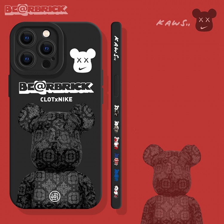 潮流 ブランド KAWS アイフォン14+/14pro max携帯カバー 漫画キャラクター カウズ iPhone14pro/14ケース ファッション ナイキ iPhone13pro/13miniシリコンケース 耐衝撃 iPhone12pro max/12カバー キズ防止 指紋防止 オシャレ