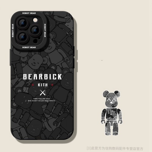 ベアブリック iPhone14pro/14plusケースブランド 衝撃吸収 bear brick アイフォン14pro max/14カバー 個性熊柄 iphone13mini/13pro/13pro maxケース 流行り iphone12Pro/12フルカバー 軽量 スリム 男女兼用