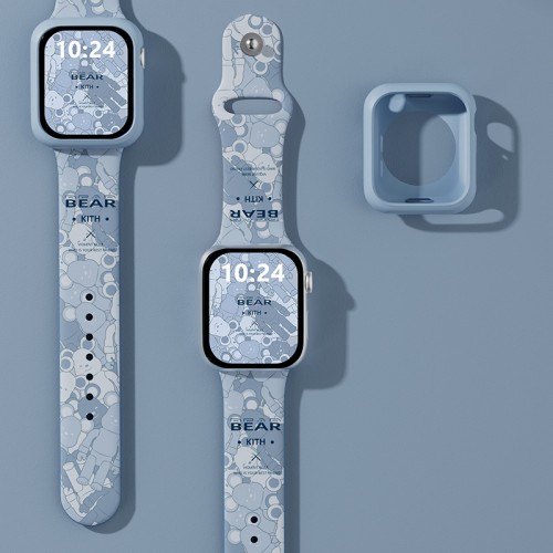 Kaws カウズ アップルウォッチ9/ultraブランドベスト高級感 Apple Watch se2/6/5/4/3/2/1ベルト 軽量 フィット 通気性ブランドiwatch 7バンド 丈夫Apple Watch ultra/8/7/6ブランドベルト 流行り