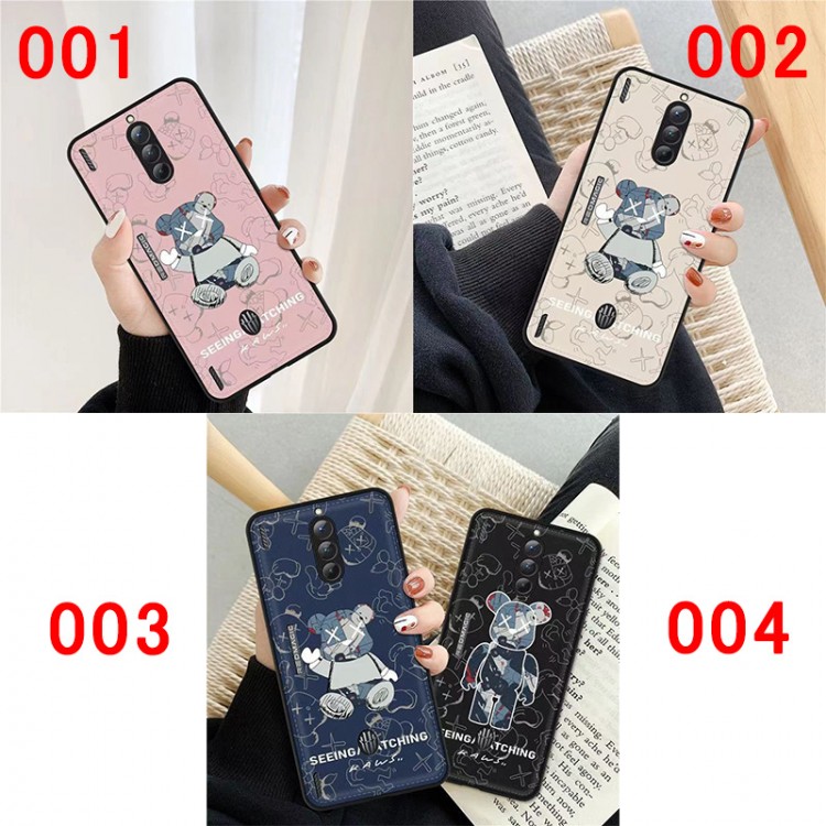 カウズ Galaxy S23+/S22ultra/A53/A54携帯カバー かわいい熊柄 オシャレ Kaws ブランド iPhone14Pro/13mini/12pro max/11ケース 全面保護 キズ防止 XPERIA 1V/5iii/10iv/5ivケース スリム 軽量 ファッション 放熱性よい