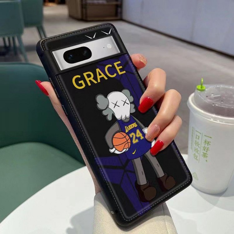 KAWS カウス ブランド Google Pixel 8/7/6 proカバー人気グーグル ピクセル 7a 8プロケース トランク型ブランド携帯ケース手帳型 落下保護流行り レディース