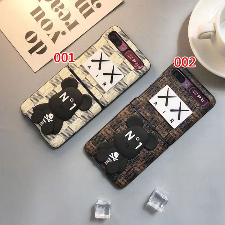 Kaws カウズかわいいsamsung z fold 5 4 flip5 4ケースカバー激安ハイブランドGalaxy z flip 5 4 3携帯ケースビジネス大人っぽい ギャラクシーz fold3/2 4 5ブランドスマホカバーブランド落下保護galaxy z flip3 4 5携帯カバーレディース