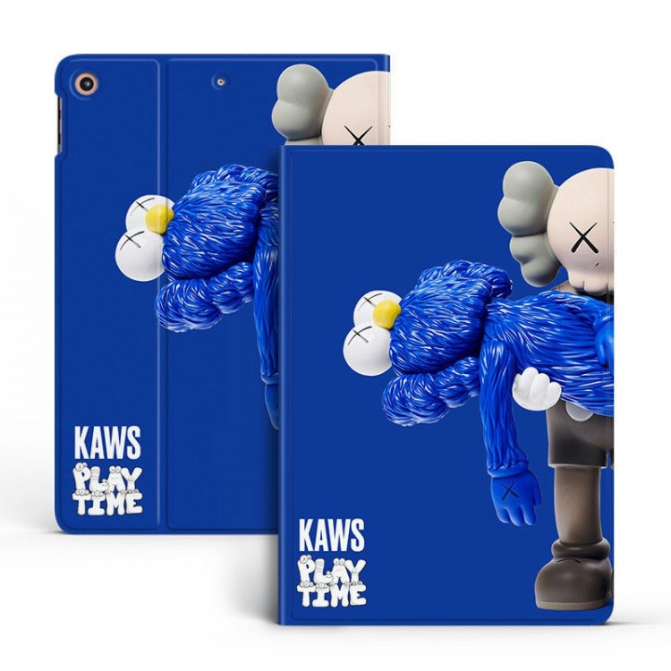 Kaws カウズカワイイ ブランド アイパッドmini6 7保護カバー スタンドハイブランド アイパッド10 2023ケース激安おしゃれ iPad AIR5 6/mini6 7手帳型ケース 全面カバーアイパッド ポロ12.9/11インチケースカバー多機能性