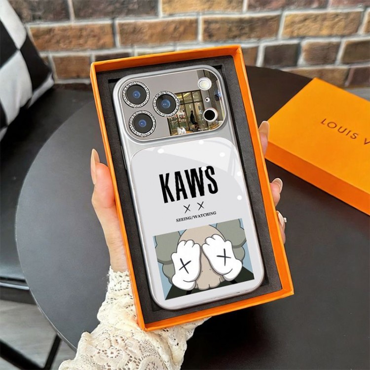 Kaws カウズブランドiPhone air 16 17 pro 15 16pro max ケースメンズブランドアップル16+ 16 pro max 16e 14 15 17 pro air 17eケース激安パロディブランドアイフォン16 pro max Air 17 15plus 16プロマックスマホカバー男女兼用