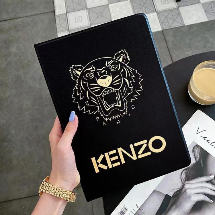 Kenzo ケンゾー ブランド アイパッド10/9/8カバー 耐衝撃全面保護 ブランド アイパッド ポロ12.9/11インチソフトケース 耐用性 オシャレハイブランド アイパッド10 2023ケース激安アイパッド ポロ12.9/11インチケースカバー多機能性