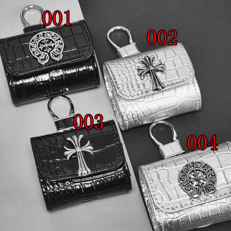 クロムハーツ Chrome Heartsブランドエアーポッズ プロ3 pro2 4 3 2 max保護ケースかわいいエアーポッズプロ3/4/3/2/1カバー個性メンズ向けAirPods  Pro3/4/3/2/1ケースブランドかっこいいブランド若者オシャレエアーポッズ4 3 pro2/proケース耐衝撃