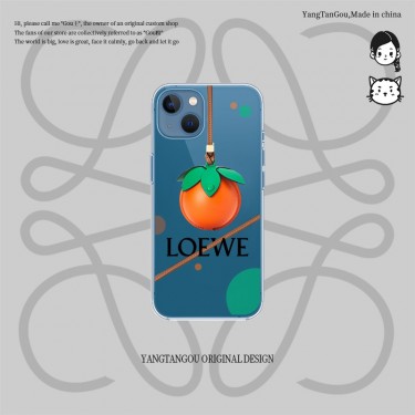 ハイブランド ロエベ IPHONE13pro max/13pro/13mini/13スマホケース かわいい トマト柄 LOEWE アイフォン12pro/12pro max/12mini/12カバー 柔らかい 落下保護 iphone11pro max/11pro/11ソフトケース 高品質 フィット カップル ペア揃い