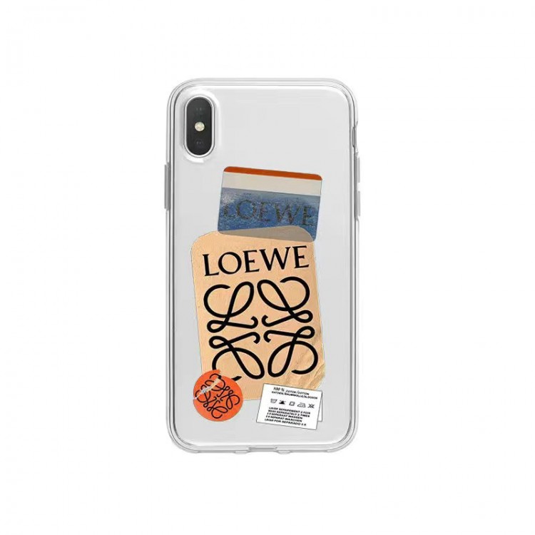 ブランド ロエベ iphone13/13mini/13pro/13pro maxカバー 個性デザイン クリア loewe アイフォン12Pro/12mini/12/12pro maxケース 定番ロゴ柄 ラバー印刷 黄変防止 iphone11pro/11pro max/11ケース 耐久性 フィット 男子 レディース