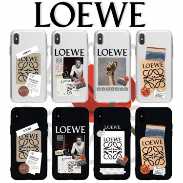 ブランド ロエベ iphone13/13mini/13pro/13pro maxカバー 個性デザイン クリア loewe アイフォン12Pro/12mini/12/12pro maxケース 定番ロゴ柄 ラバー印刷 黄変防止 iphone11pro/11pro max/11ケース 耐久性 フィット 男子 レディース