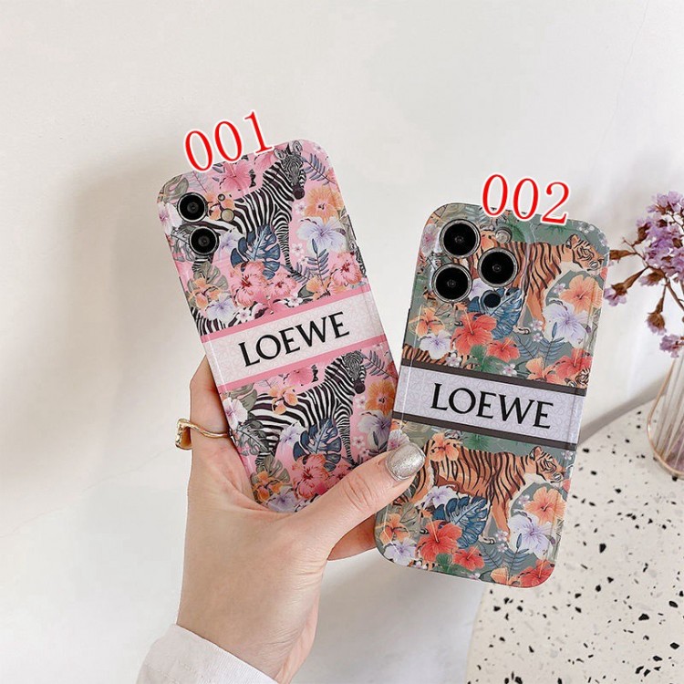 LOEWE 元気 iPhone13pro max 14 スマホカバー 動物と森の柄 ロエベ アイフォン13Pro/13ケース 耐衝撃 iphone12proカバー レンズ保護 IPHONE11pro max/11スマホケース 軽量 ジャケット型 高品質 オシャレ 男女兼用