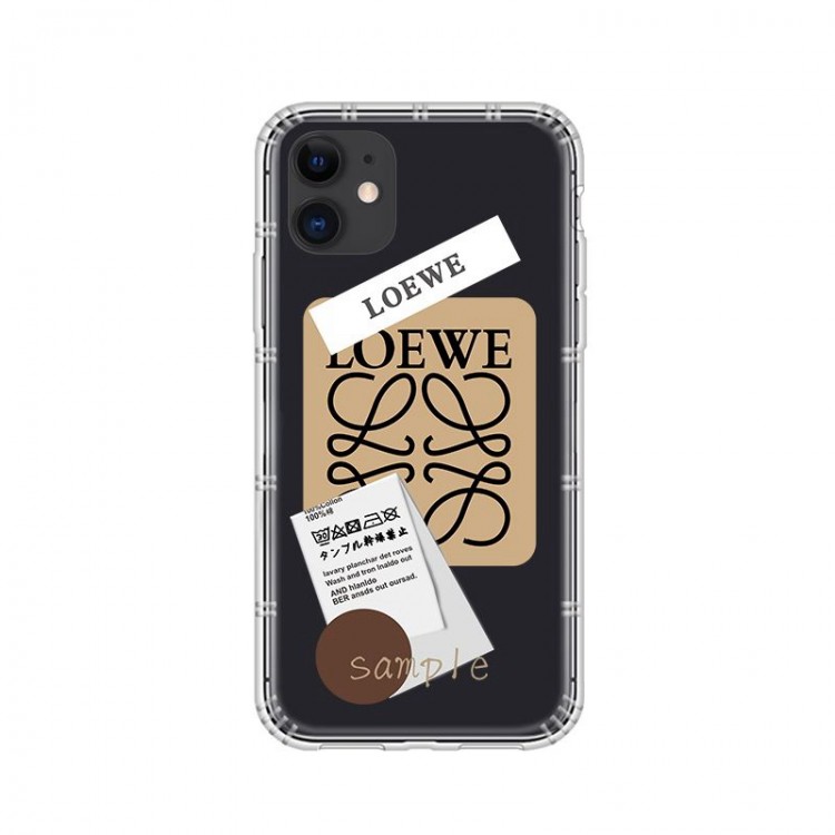 LOEWE アイフォン14pro maxカバー 透明ケース ロエベ iPhone14/14PLUSソフトケース 四角保護 衝撃吸収 ブランド アップル14pro/13mini/13保護ケース 個性 プリント柄 iPhone12promax/12proスマホケース 黄変防止 iPhone11pro/11ケース クリア 携帯カバー