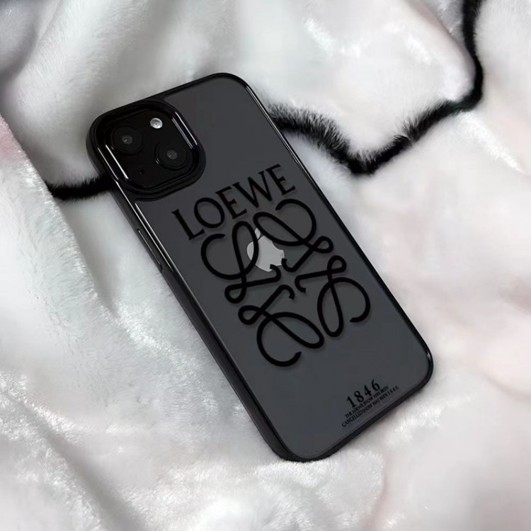 ロエベ スマホケース iPhone14pro maxケースブランド  透明カバー ソフト Loewe アイフォンケース 14pro plus 大人気 オシャレ iPhone13 12 pro max/11スマホカバー 四角保護 iPhone xs max/xrケース 耐衝撃 ファッション 人気