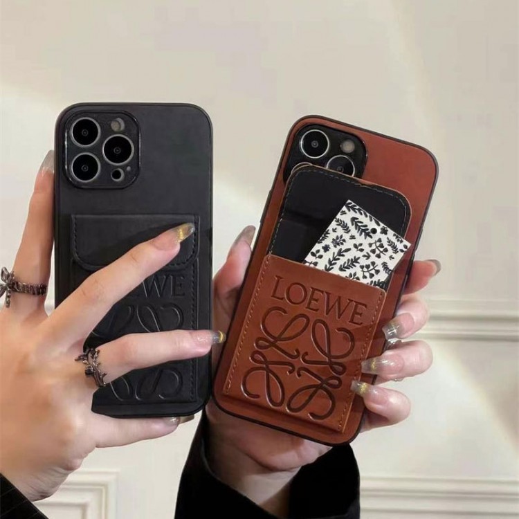 LOEWE ロエベiPhone 16e 15 plus 16 pro maxブランドスマホケースブランドアイフォン16 pro max 15plus 16プロマックスマホカバー男女兼用芸能人愛用するブランドアイフォン16  pro15 16 proケースカバー