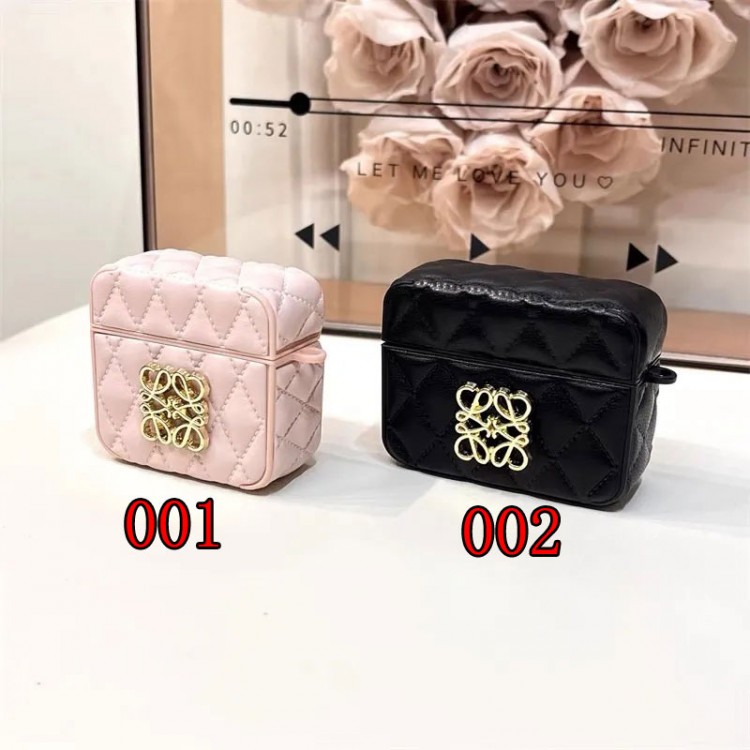 LOEWE ロエベAirPods 3 4ブランドケース 携帯便利 ファッションかわいいエアーポッズプロ3/4/3/2/1カバー個性 airpods 4 pro2 pro3ケース ブランド 人気ブランド若者オシャレエアーポッズ4 3 pro2/proケース耐衝撃