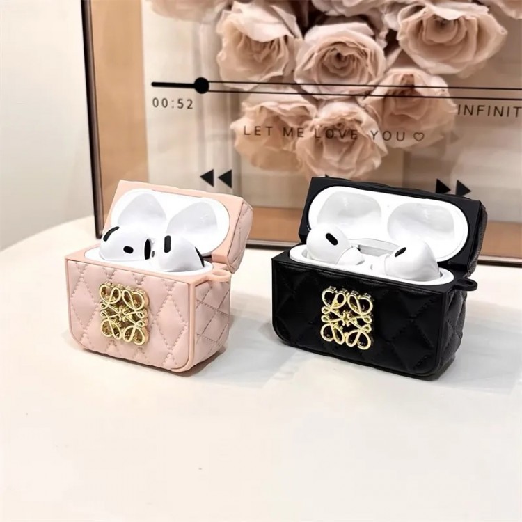 LOEWE ロエベAirPods 3 4ブランドケース 携帯便利 ファッションかわいいエアーポッズプロ3/4/3/2/1カバー個性 airpods 4 pro2 pro3ケース ブランド 人気ブランド若者オシャレエアーポッズ4 3 pro2/proケース耐衝撃