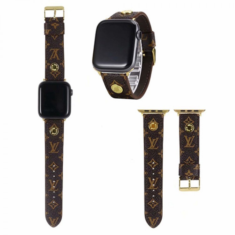 Lv ルイヴィトン アップルウォッチ ultra 49mm 9 8ブランドベスト高級感 Apple Watch9 8 7  se2/6/5/4/3/2/1ベルト 軽量 フィット 通気性ハイブランドアップルウォッチ9 8/se2革ベルト 耐久性男性向けアップルウオッチ se2/7 8 9 スポーツベルト 上質