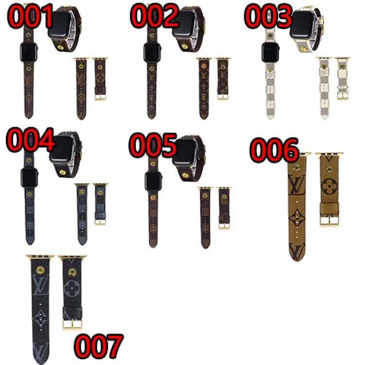 Lv ルイヴィトン アップルウォッチ ultra 49mm 9 8ブランドベスト高級感 Apple Watch9 8 7  se2/6/5/4/3/2/1ベルト 軽量 フィット 通気性ハイブランドアップルウォッチ9 8/se2革ベルト 耐久性男性向けアップルウオッチ se2/7 8 9 スポーツベルト 上質