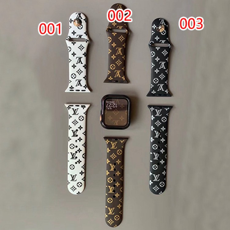 ハイブランド lvモノグラム apple watch通用バンド ファッション 軽量 頑丈 メンズ ルイヴィトン アップルウォッチ6交換ベルト 潮流スタイル 高品質 APPLE WATCH ストラップ サイズ調整可能 レディース