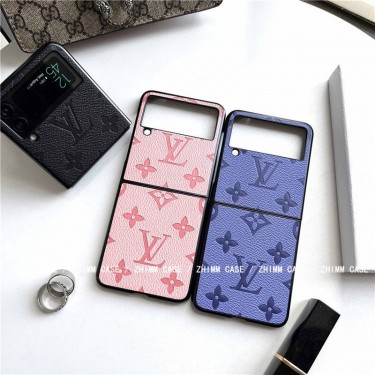 ハイブランド LV ギャラクシーZ Flip3スマホカバー シンプル 贅沢 ルイヴィトン Galaxy z Fold3/Flip革ケース 耐久性 人気 galaxy Z Foldカバー スムーズ 軽量 放熱性抜群