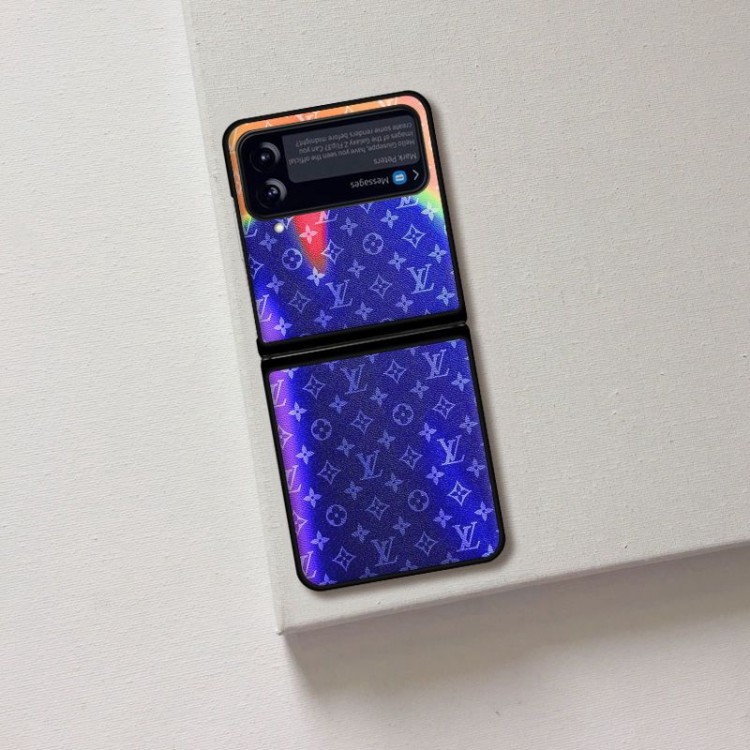 louis vuitton ギャラクシーゼットフリップ4ケースブランド 韓国 オシャレ ルイヴィトン GALAXY Z Flip3ケース 革 耐久性 人気 galaxy z flip4スマホカバー 保護 耐衝撃 スリム 激安