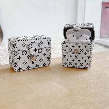 ブランド louis VuittonエアーポッズPro2/PROケース 上質レザー 保護性 AIRPODS 3 ケース バイカラー 大人気 メンズ レディース エアーポッツプロ2/1 保護カバー 落下保護 充電可