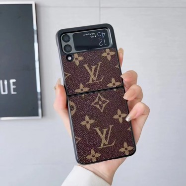 ブランドlv Samsung z flip4 flip5ルイヴィトンスマホケース 簡約 ビジネス ルイヴィトン Galaxy Z Fold4 fold5カバー 背面レザー 耐衝撃 galaxy zflip3/fold3ケース 薄型 おしゃれ 男女兼用