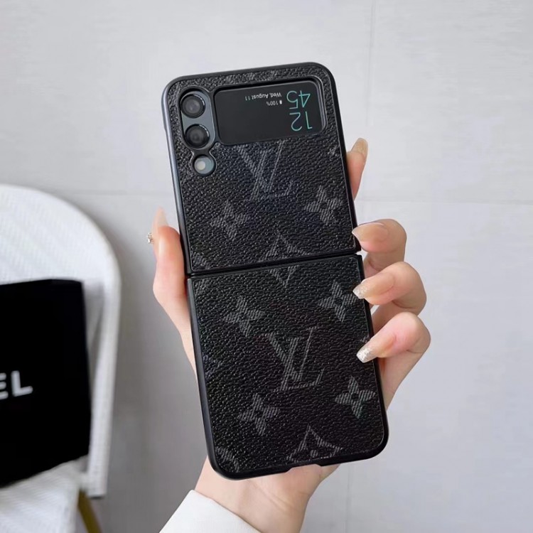 ブランドlv Samsung z flip4 flip5ルイヴィトンスマホケース 簡約 ビジネス ルイヴィトン Galaxy Z Fold4 fold5カバー 背面レザー 耐衝撃 galaxy zflip3/fold3ケース 薄型 おしゃれ 男女兼用