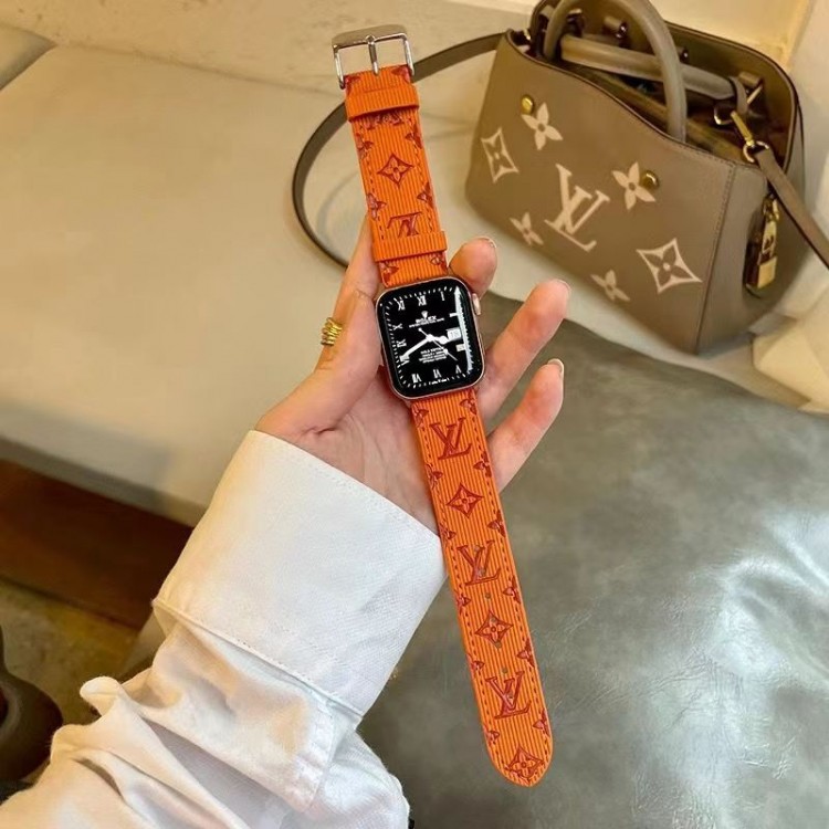 ルイヴィトン Apple Watch ultra 交換バンド 上質レザー 耐久性 lv