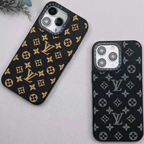 シンプルブランドiPhone15 14pro maxケースルイヴィトンフルーカバーアイフォン15 14 plusハイブランドケースLouis Vuitton iPhone15pro/14/13Pro/12携帯ケースモノグラム落ち着く2色