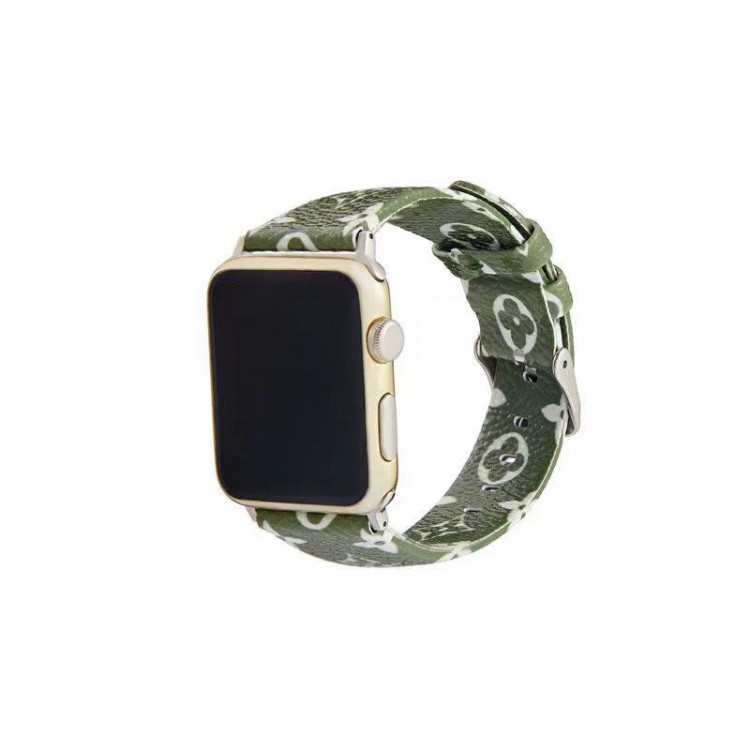 Lv ルイヴィトンブランド Apple Watch ultra バンド 華奢革 交換バンド高級感 Apple Watch se2/6/5/4/3/2/1ベルト 軽量 フィット 通気性ブランドiwatch 7バンド 丈夫Apple Watch ultra/8/7/6ブランドベルト 流行り