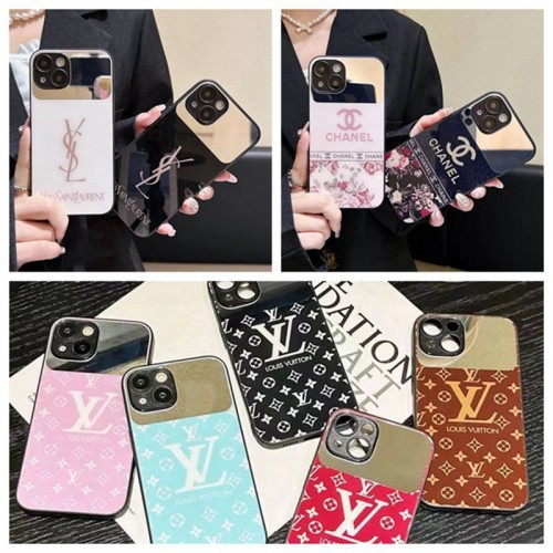 Chanel シャネル Ysl イブサンローラン Lv ルイヴィトンブランドiPhone15 14pro maxケースメンズアイフォン15 14 plusハイブランドケースブランドアップル15+ 14proケース激安パロディ