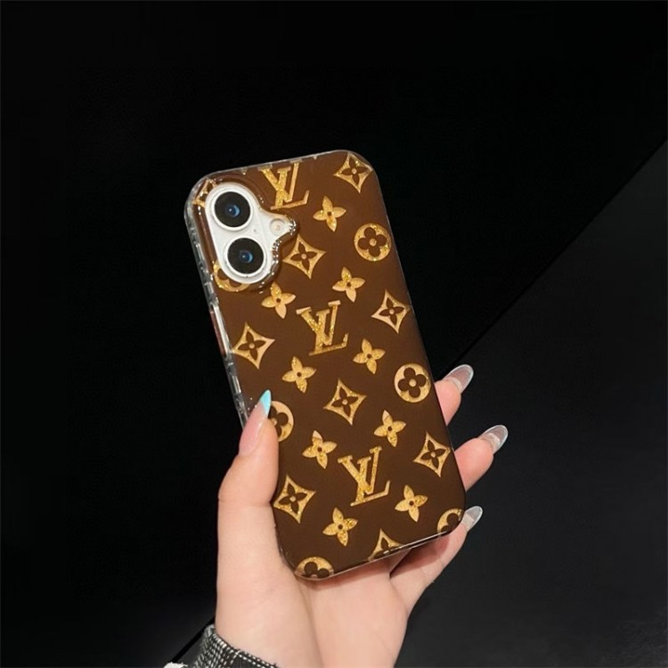 Lv ルイヴィトンiPhone16  17 15pro max 16pro 13 12スマホカバー耐衝撃オシャレ芸能人愛用するブランドLv アイフォン17 16 pro15 16 proケースカバー Lv アップル17+ 16e 15 pro max 16 plusケース全機種対応パロディ